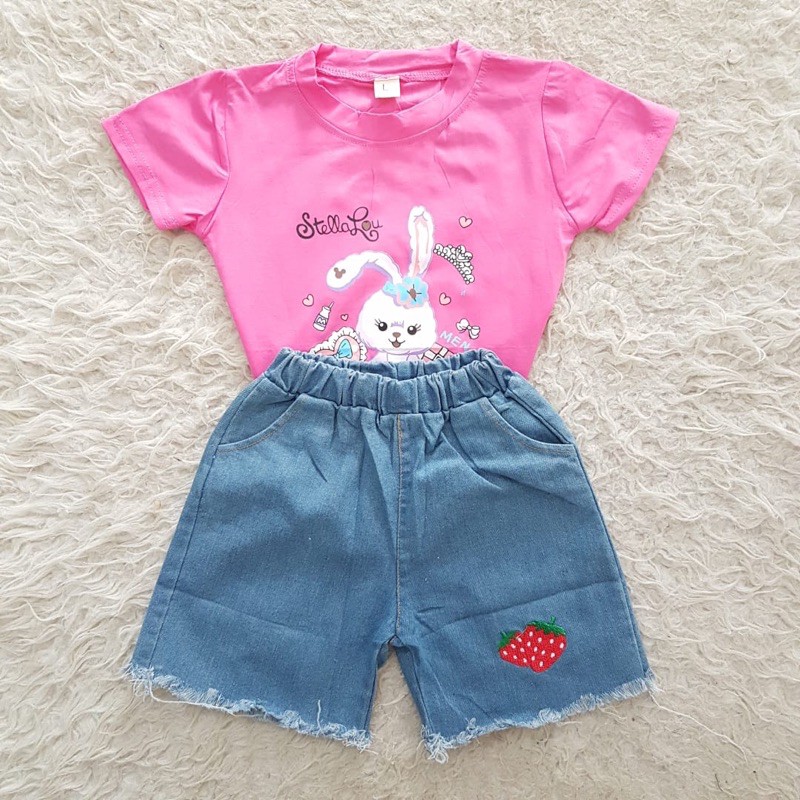 Baju bayi IMPORT Bunny Jeans