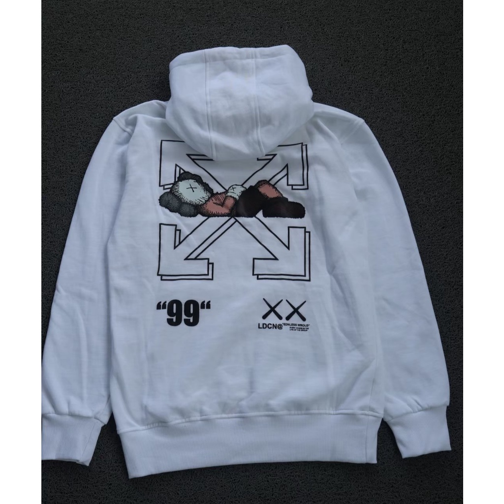 Hoodie Off White l Jaket Sweater Off White Rainbow Premium Quality