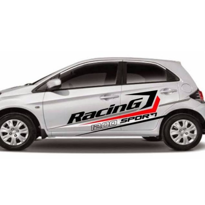 Stiker Mobil Honda Brio Keren Promo Stiker Cutting Mobil Honda Brio Satya Terlaris