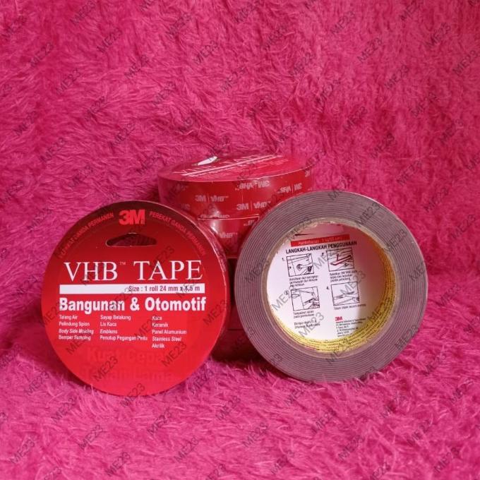 

(BISA COD) Double Tape 3M VHB 24mm 4.5m original PRODUK TERBATAS Kode 172