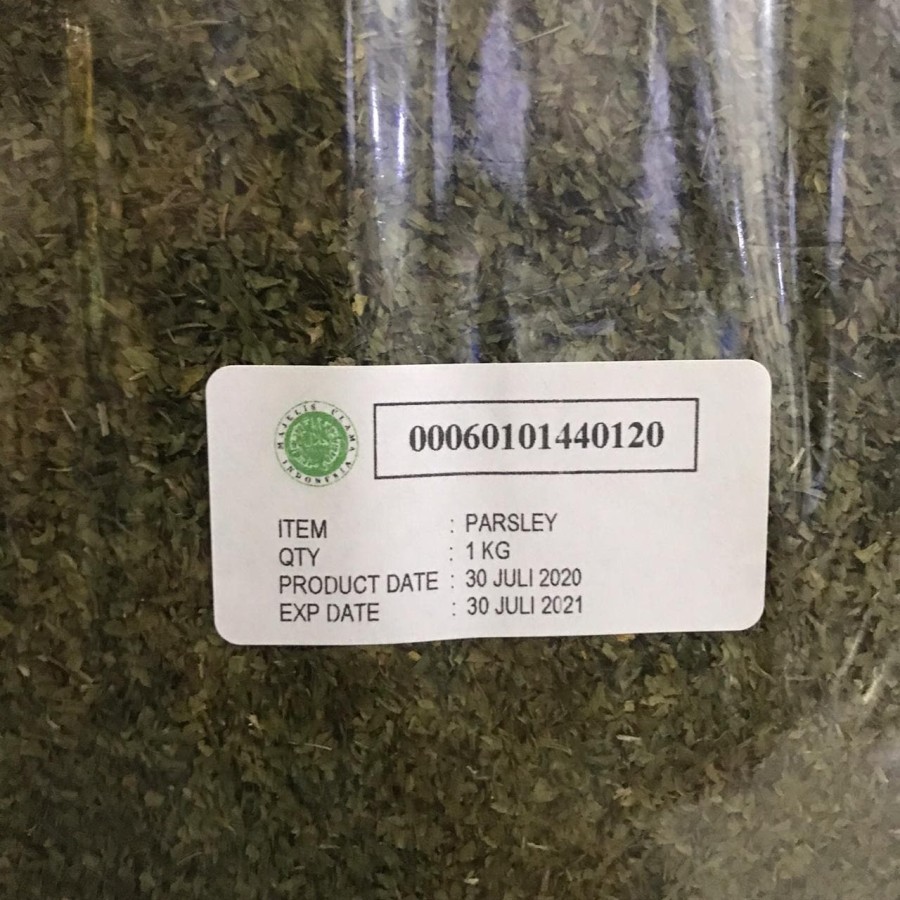 Parsley Flakes 1kg - Daun Daun Parsley Kering 1kg