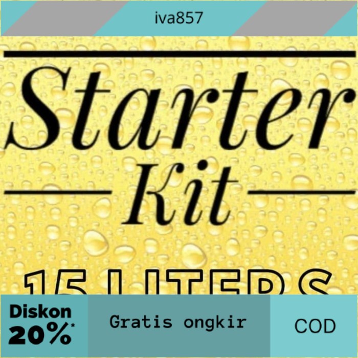 

PROMO Ingredient 15L for BEGINNER homebrewer GRATIS ONGKIR