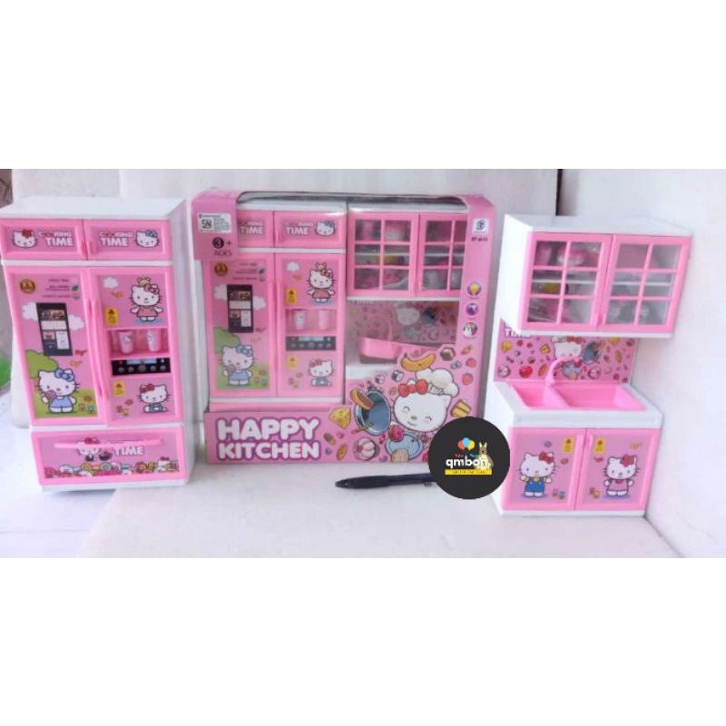 Mainan Anak Perempuan Happy Kitchen Masak Masakan Cooking Play Set-6