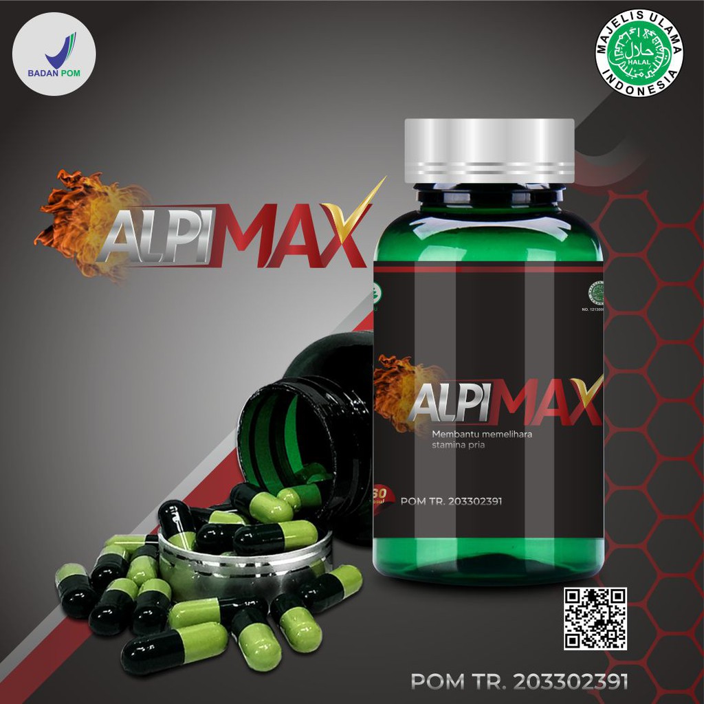 AlpiMAX | Alat Vital Keras | Durasi Lebih Lama | Penyubur