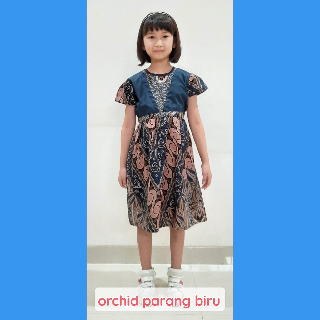 BATIK COUPLE KELUARGA SARIMBIT PASANGAN MUDA AYAH IBU ANAK  PREMIUM FAMILY JUMBO MODERN MURAH KEKINIAN TERBARU TUNIK DRESS TERUSAN ORCHID PRG BIRU CAMISOLA CLOTHING