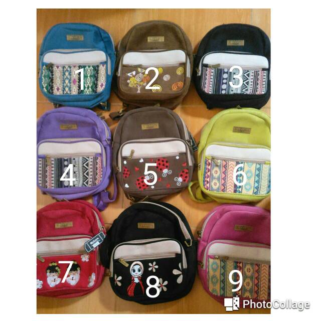 Tas punggung makara/ mini back pack harga grosir