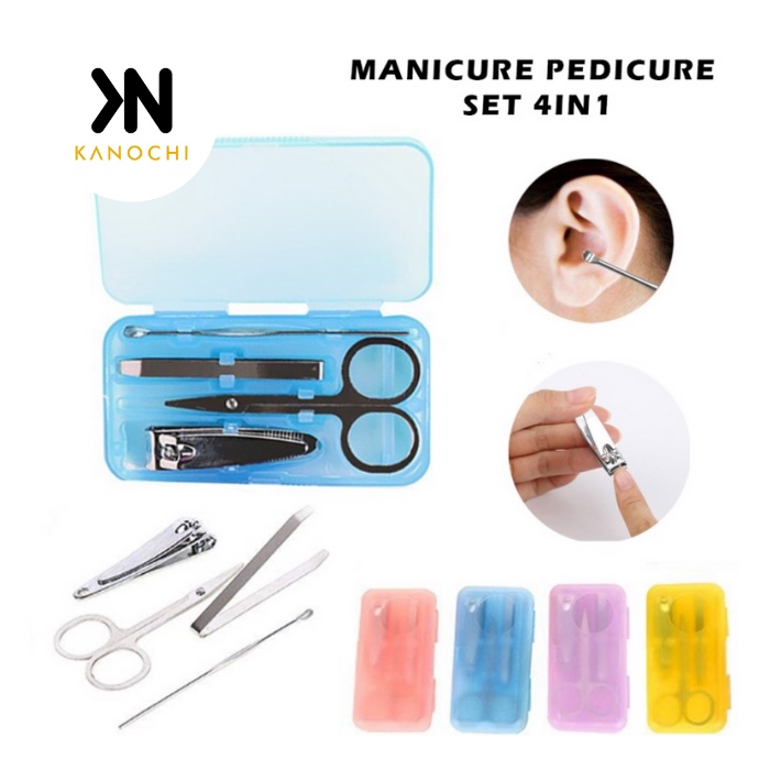 Manicure Pedicure Set Gunting Kuku Korek Telinga Jepit