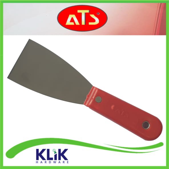 ATS Kape Kapi Skrap Scraper Cat Gagang PVC Pisau Kerok Dempul 2 Inch