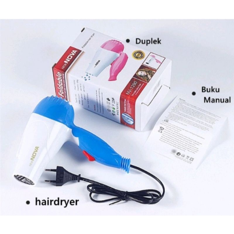 | Cosmetics By Dhiandra | Hair Dryer Nova Brasil NV-1290 Alat Pengering Rambut