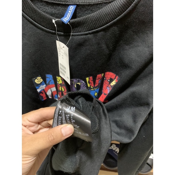 CREWNECK HnM MARVEL BLACK