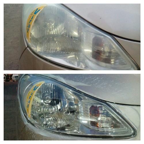 TOP HEADLIGHT POLISH Auto Detailing Headlamp Polish Pembersih Mika Lampu Kendaraan Headlight Polish Restorer Pembersih Lampu Mobil Pembersih Kaca Lampu Mobil yang Buram Kuning Kusam