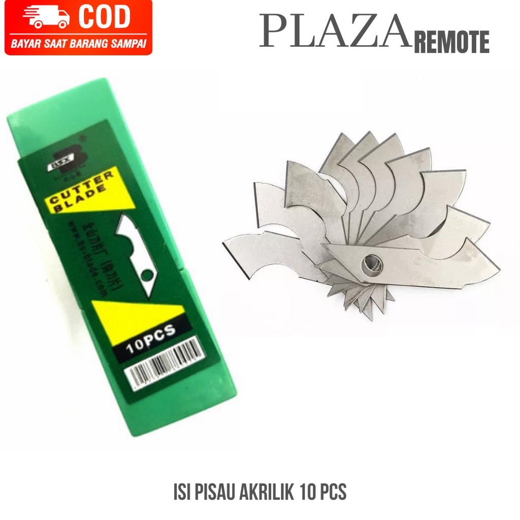 

MATA PISAU REFILL CUTTER Acrylic ISI 10 PC