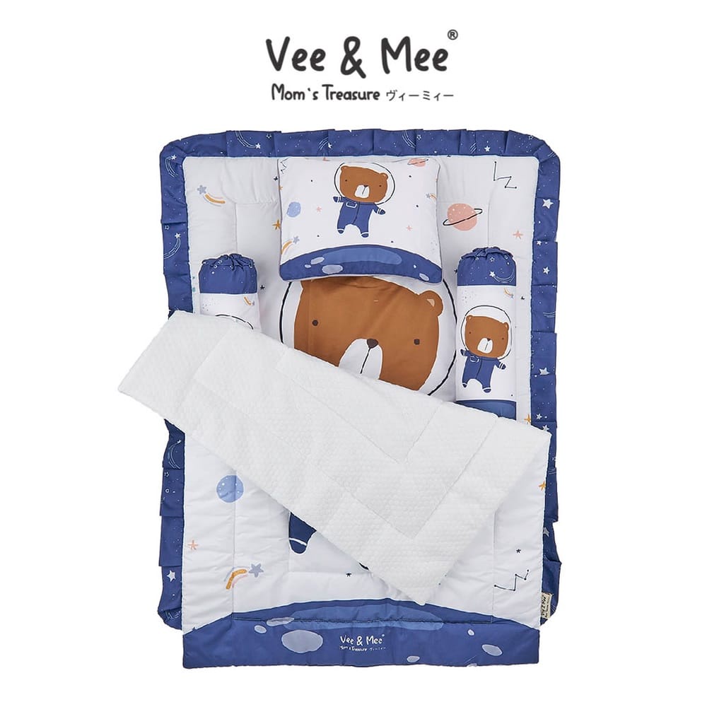 Vee &amp; Mee Matras Baby Bedding Set Astronaut Bear Series (VMM1060)