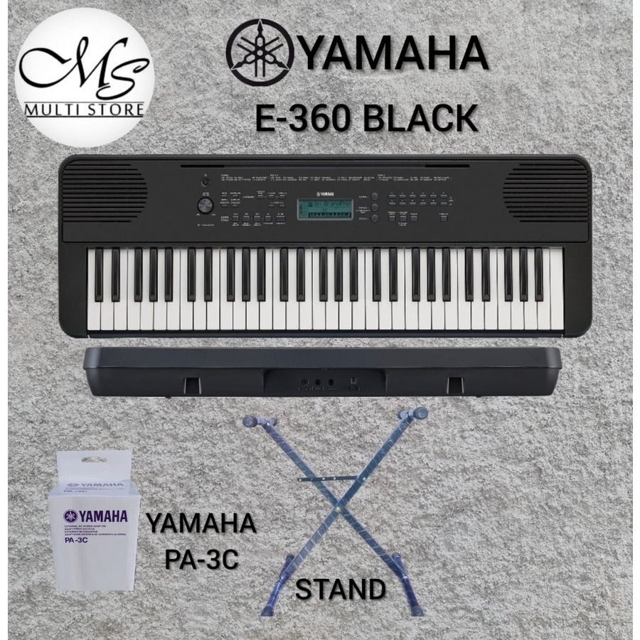 KEYBOARD YAMAHA PSR E360 - E 360 - E360B - E360 B - E 360B - STAND