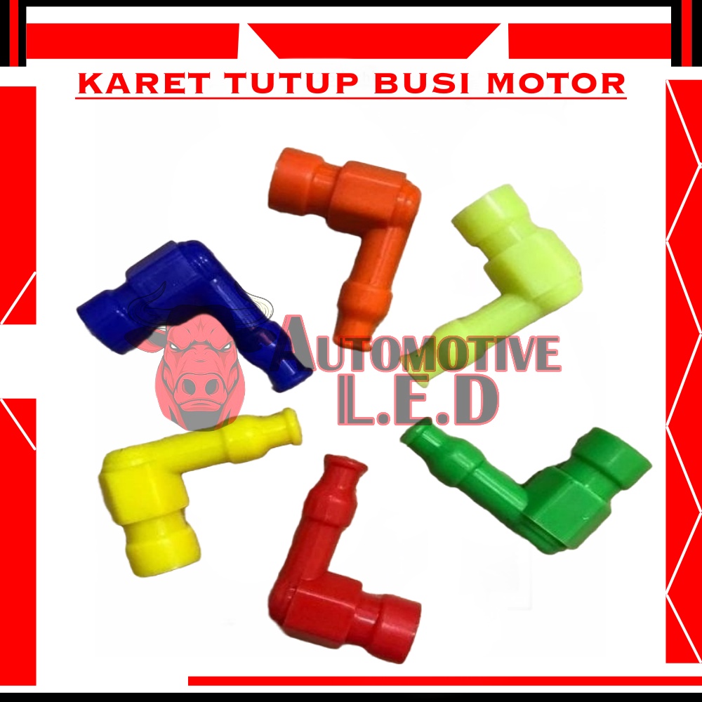 ORIGINAL TUTUP KARET BUSI MOTOR UNIVERSAL DOP BUSI CANGKLONG DOP KEPALA BUSI KARET WARNA