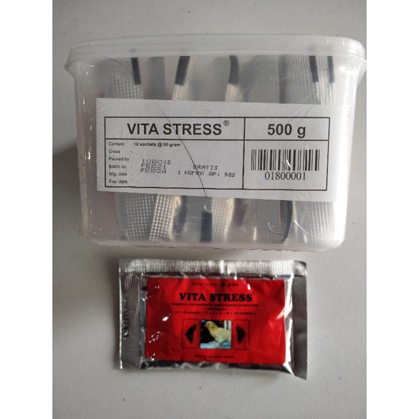 VITA STRESS/THERAPY/EGG STIMULANT/VITA CHICKS/TURBO/DOXYVET 50 Gram