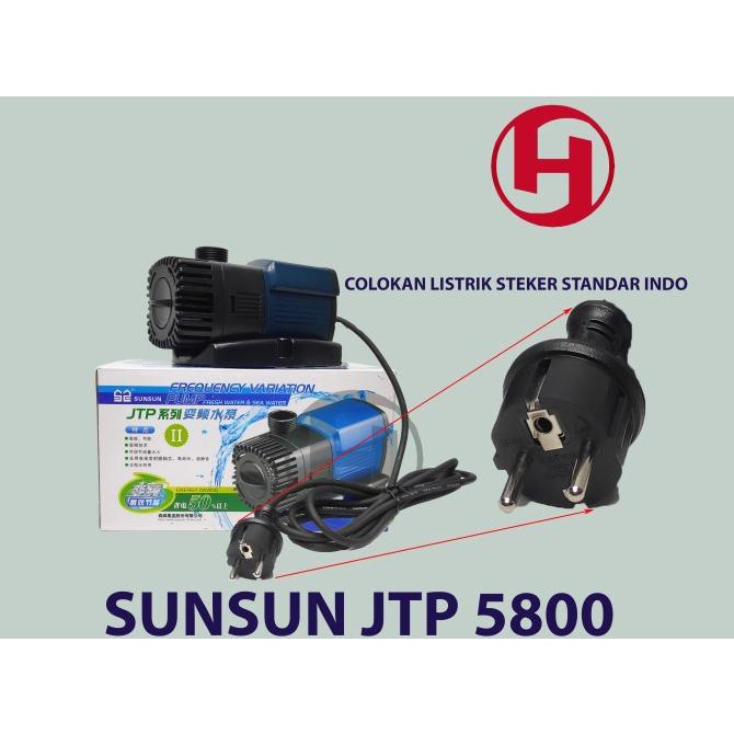 ORIGINAL SUNSUN JTP 5800 POMPA SIRKULASI AQUARIUM DAN KOLAM