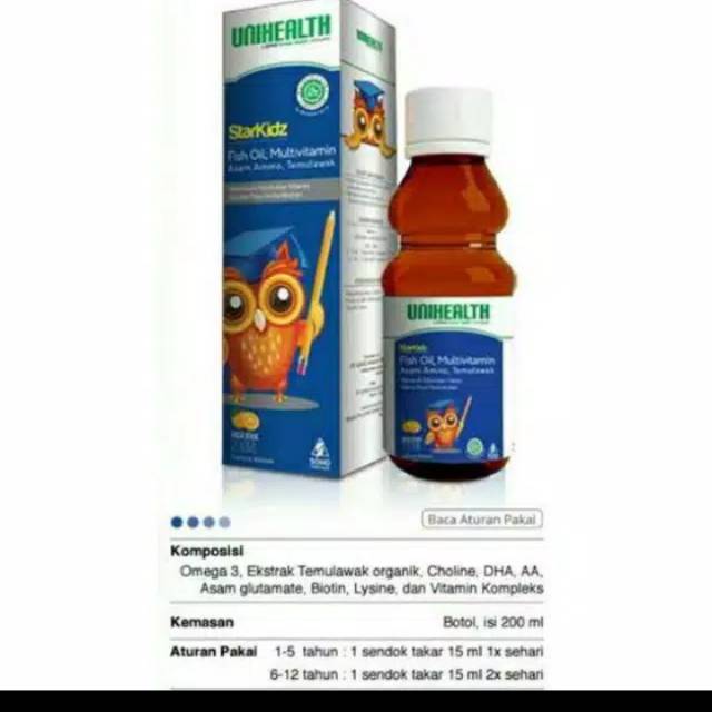 Vitamin anak starkidz fish oil unihealth