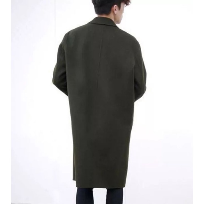 FR06 MANTEL TEBAL PRIA KEREN LONGCOAT PRIA JAKET PANJANG MUSIM DINGIN KATUN FLECEE