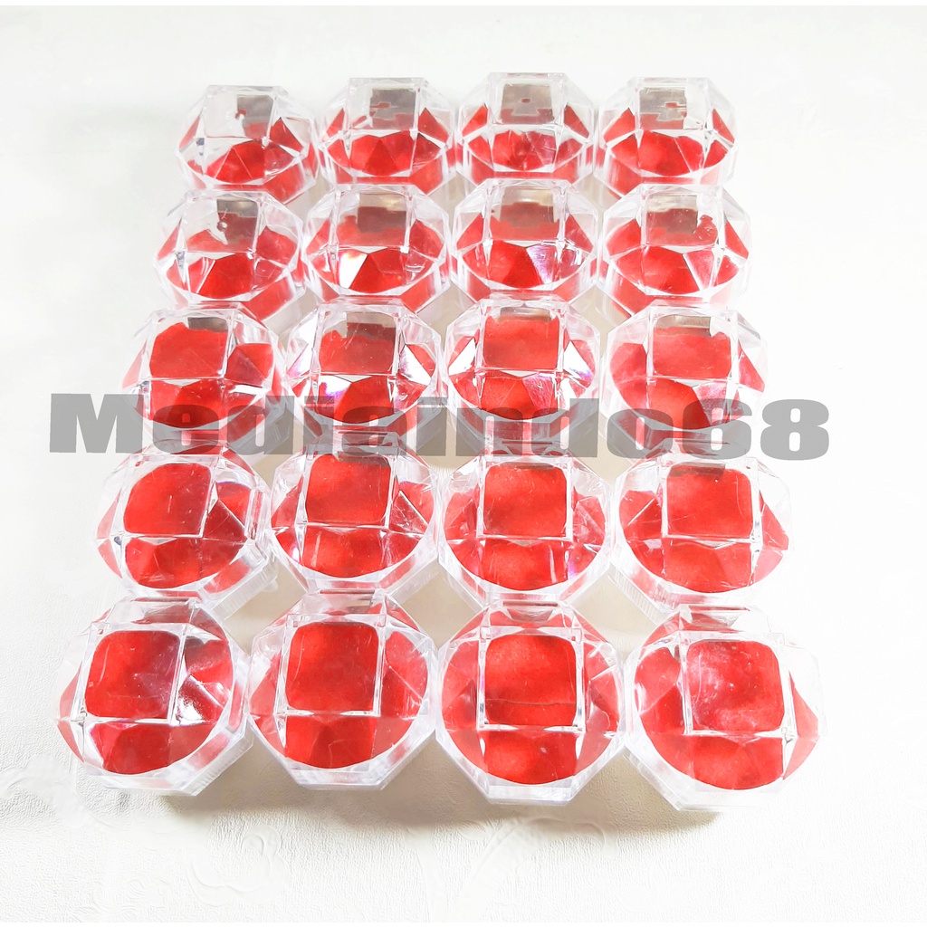 

KOTAK/BOX CRYSTAL Cincin/Pin Kualitas Premium