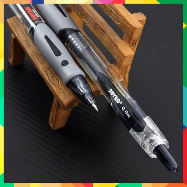 Penting!! Gel Pen Pulpen Pena Joyko GP-265 Warna Hitam Q Gel 0.5 mm - 1 PCS