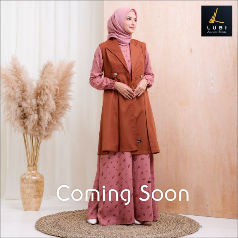 GAMIS SET OUTER LUBI GLORIA DRESS