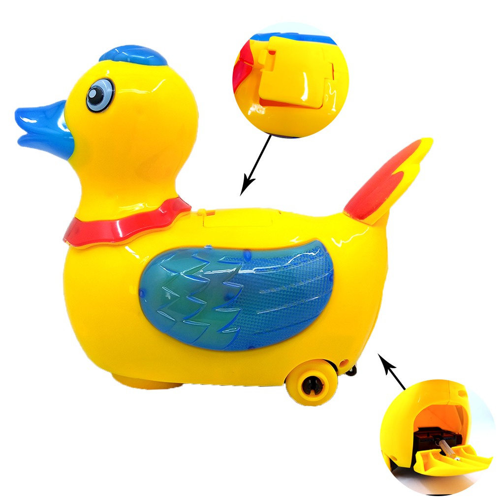 Bebek LED Bisa Bernyanyi dan Bertelur Mainan Fun Duck