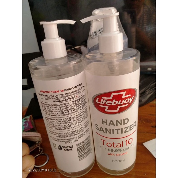 hand sanitizer lifebuoy 500ml