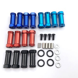 Adapter Hex Aluminum 12mm Panjang 29mm Warna  Biru  Langit  