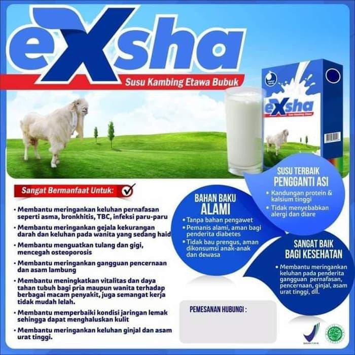 

BUBUK SUSU KAMBING ETAWA EXSHA PETERNAKAN ORGANIK HIGIENIS & MODERN