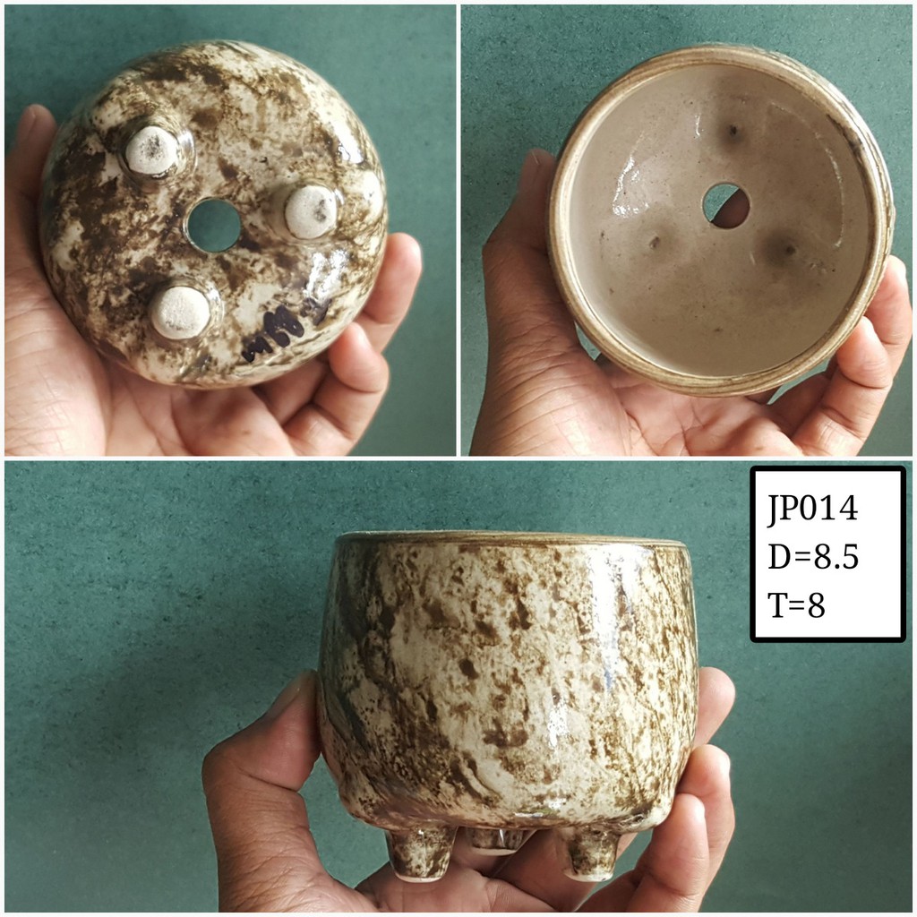 Pot Keramik Bulat JP014