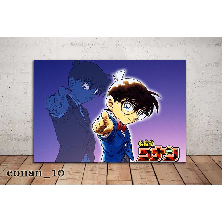 Poster Kayu Detective Conan/Hiasan Dinding Kayu mdf 6mm/Dekorasi Dinding/Dekorasi Kamar/Poster Conan