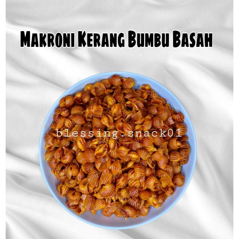 

500gr Makroni Kerang / Makroni Bantat bumbu basah pedas