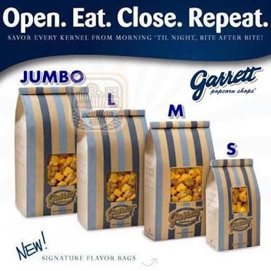 Garret Popcorn Macadamia Caramel Ukuran S