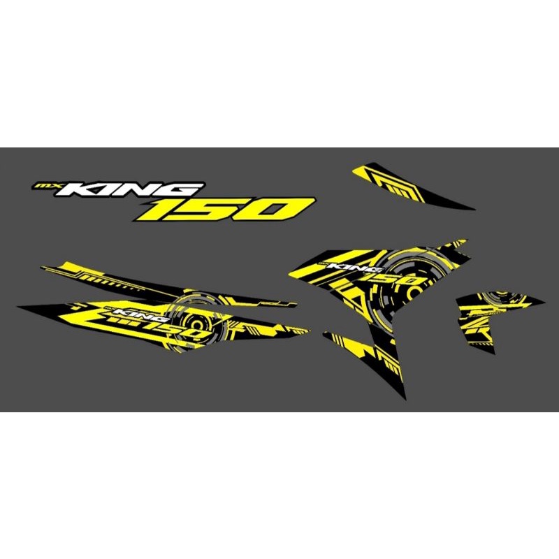 STRIPING YAMAHA MX KING 150 DECAL MX KING 150 STICKER MX KING 150 VARIASI YAMAHA MX KING 150 #hdmx