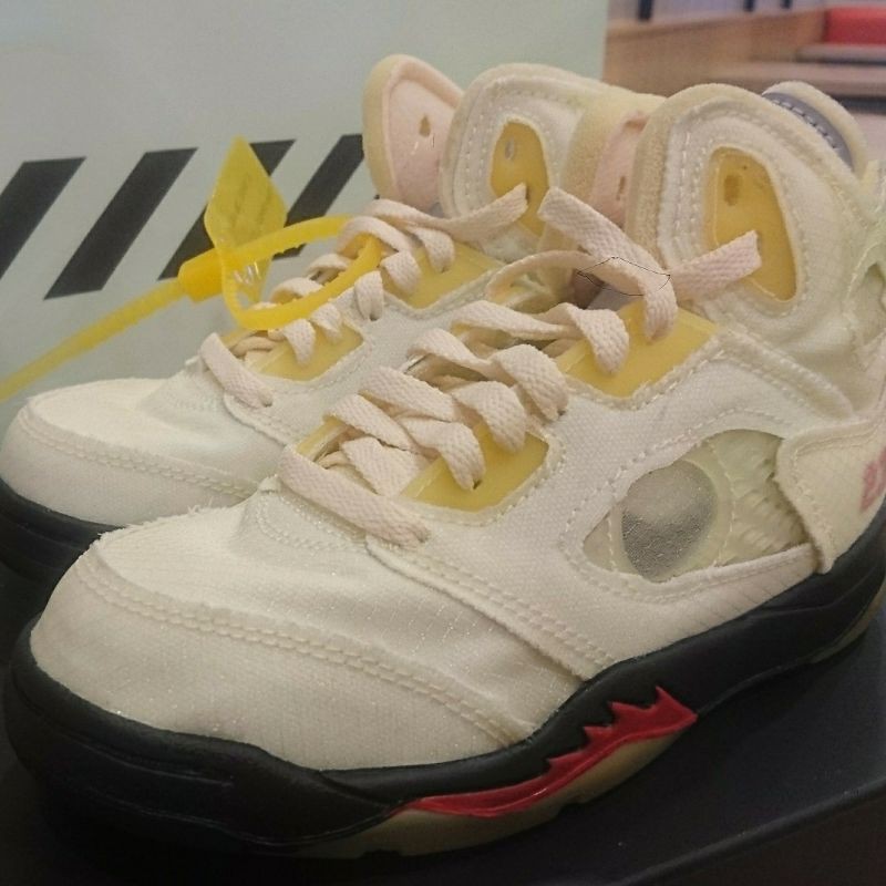 Jordan 5 off white Sail / OFFWHITE SAIL x Jordan 5 / Not Dark Mocha / Original