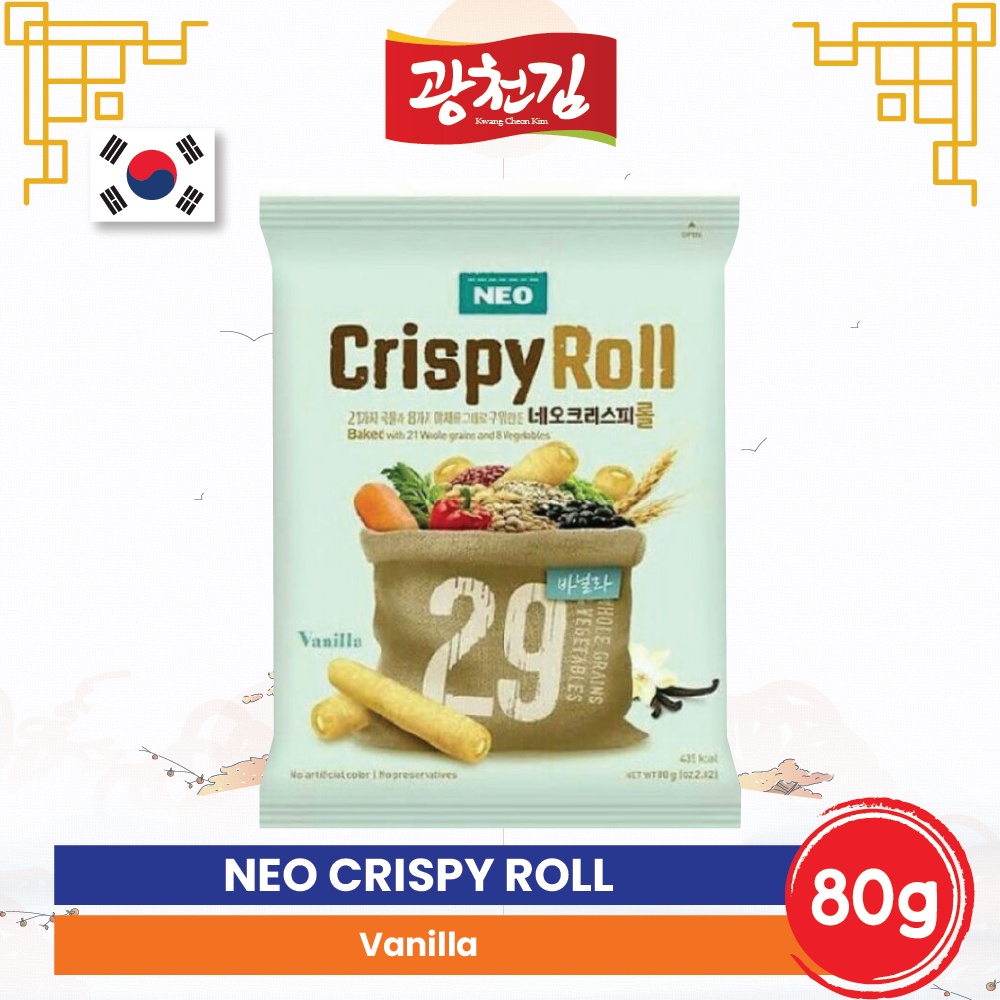 

KC. Neo Crispy Roll Vanilla 80gr - Korea Healthy Snack