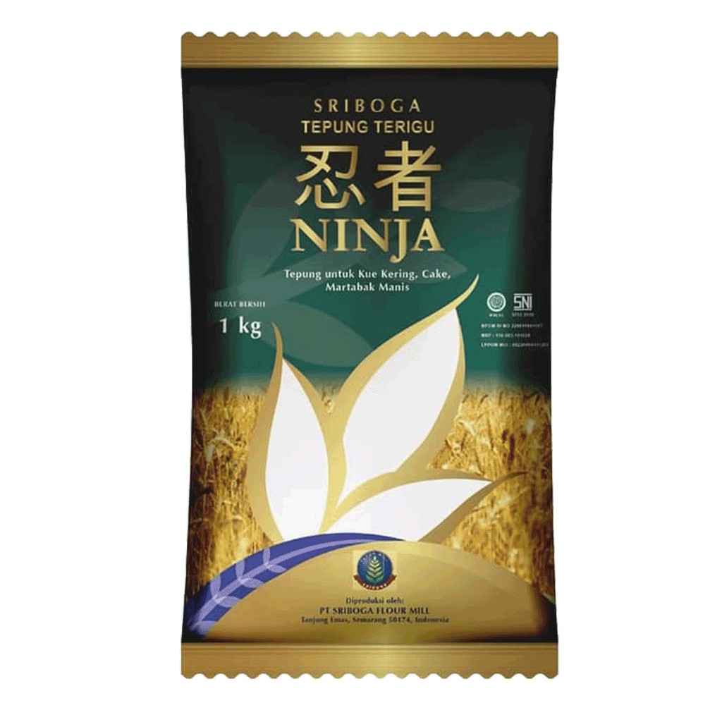 

Tepung Terigu Sriboga Ninja 1 Kg