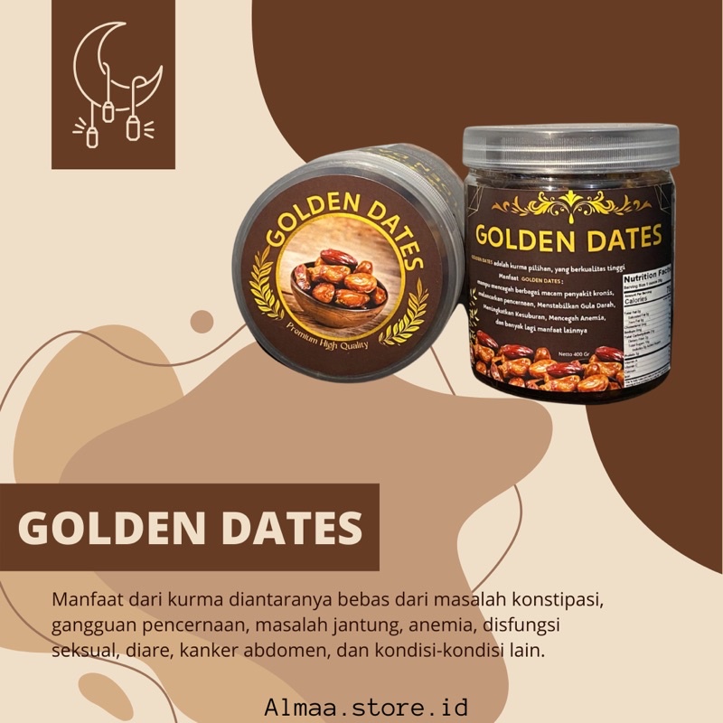 

kurma GOLDEN DATES 400Gr