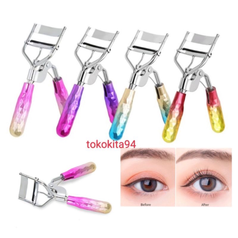 Penjepit Bulu Mata Tipe Rainbow 1Pcs - Penjepit Bulumata Eyelash Curler Rainbow Satuan - Eyelash Curler Satu Pcs Rainbow Color