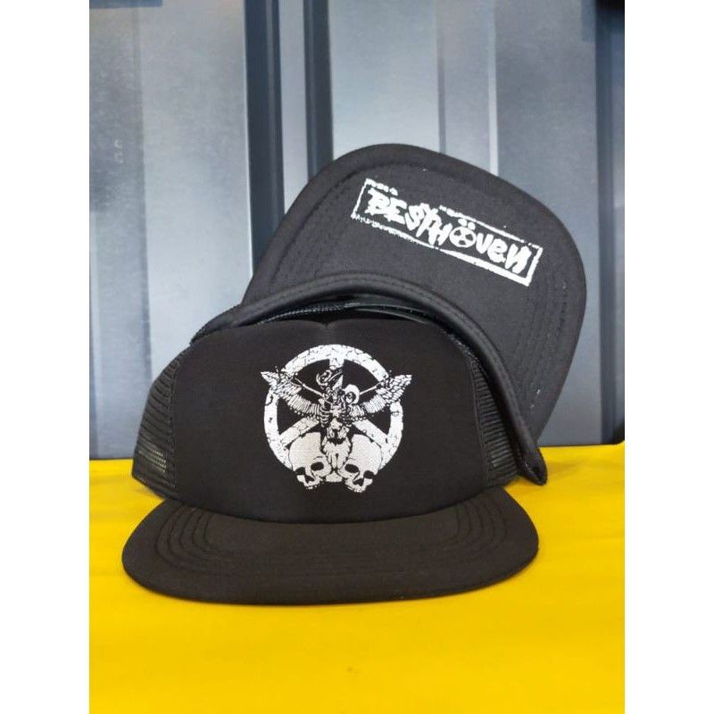 COD TRUCKER HAT BAND PUNK / SNAPBACK BAND / TOPI JARING PUNK / TOPI COWOK / AKSESORIS TOPI