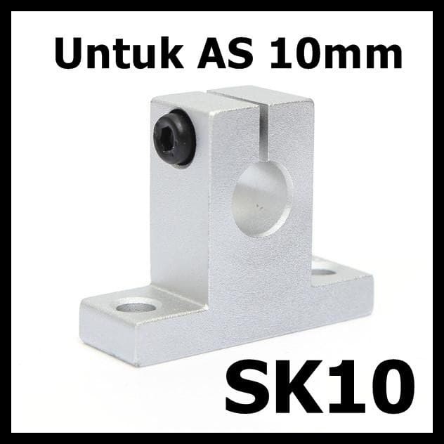 SK10 vertikal bracket linear rail shaft 10 mm support Table CNC Router SK 10