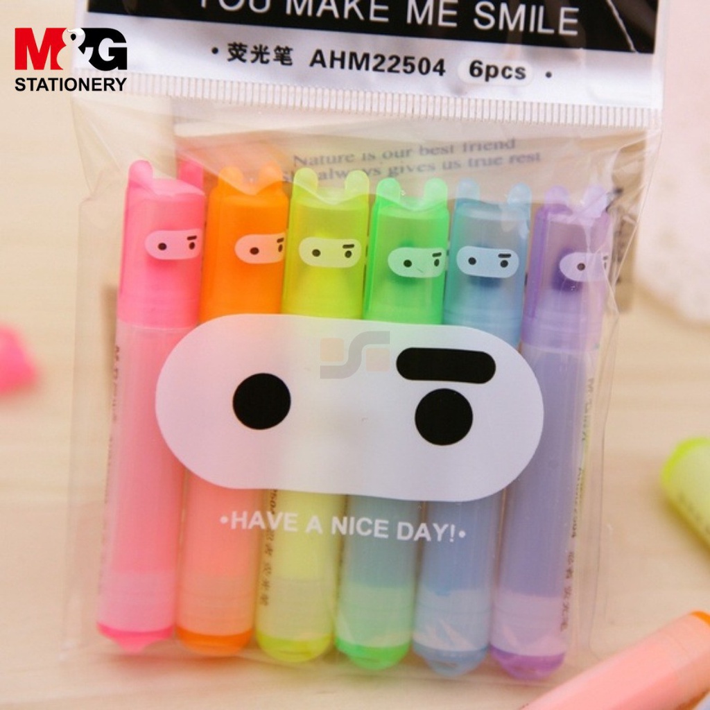 

Highlighter Pen Stabilo Warna Pastel Mini Set 6 Warna