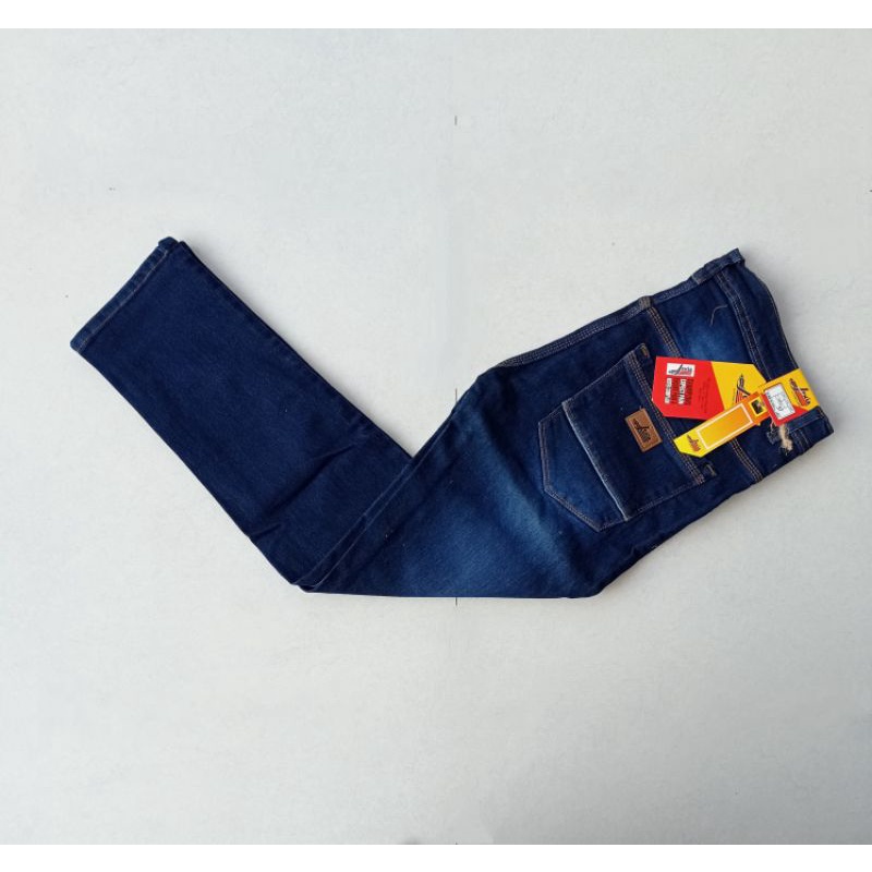 Celana panjang jeans pria /celana pria model pensil bahan melar