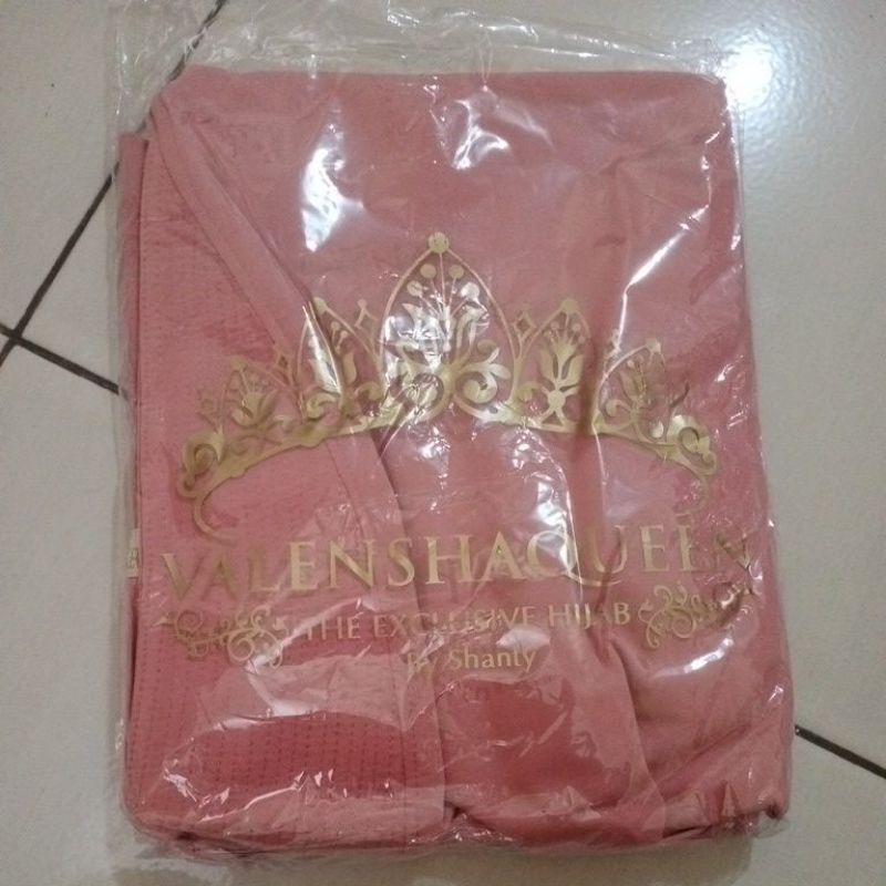 KHIMAR JERSEY JUMBO V KHIMAR SYARI SIZE L VALENSHAQUEEN VALENSHA QUEEN GROSIRJILBAB-Peach