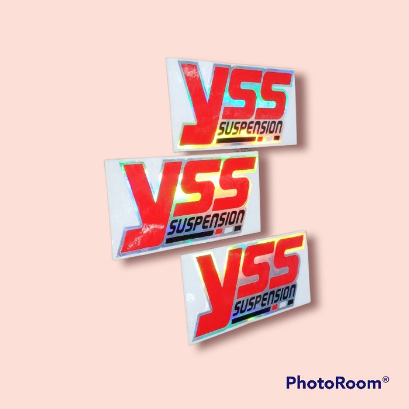 Sticker YSS SUSPENSION,Stiker YSS,Sticker Hologram,YSS SUSPENSION HOLOGRAM.1pcs