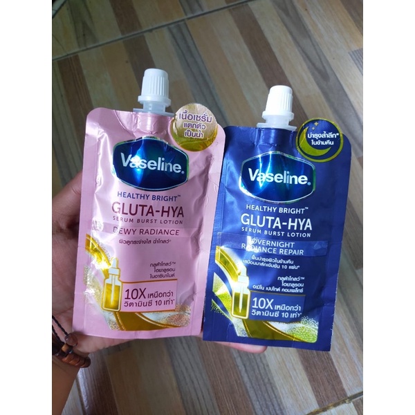 vaseline gluta hya sachet 30ml ori thailand