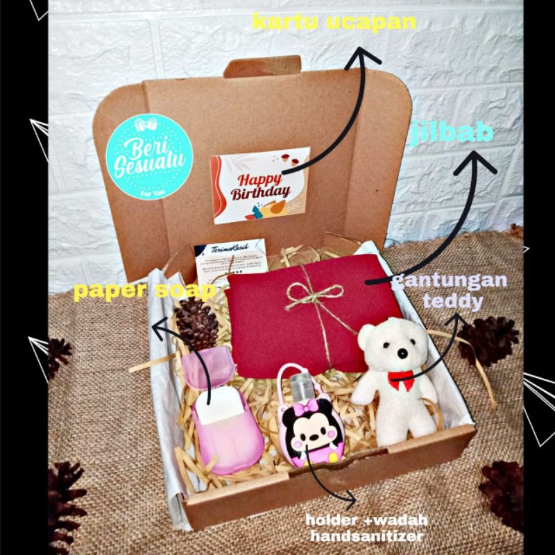 

NEW NORMAL HAMPERS / HAMPERS ULANG TAHUN / KADO WISUDA/GIFT BOX KEKINIAN