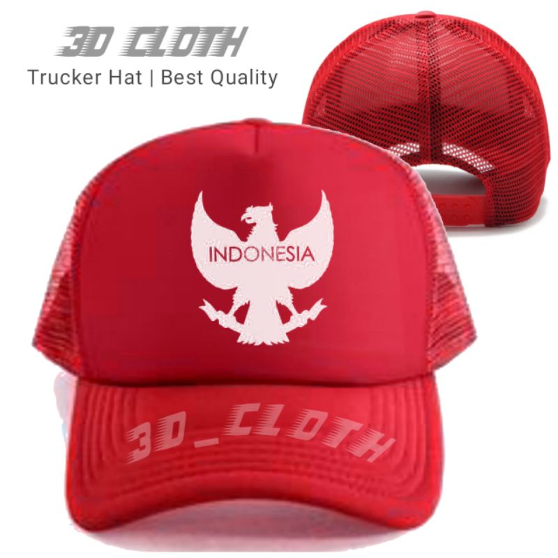 Topi Garuda Indonesia Trucker - Topi Indonesia