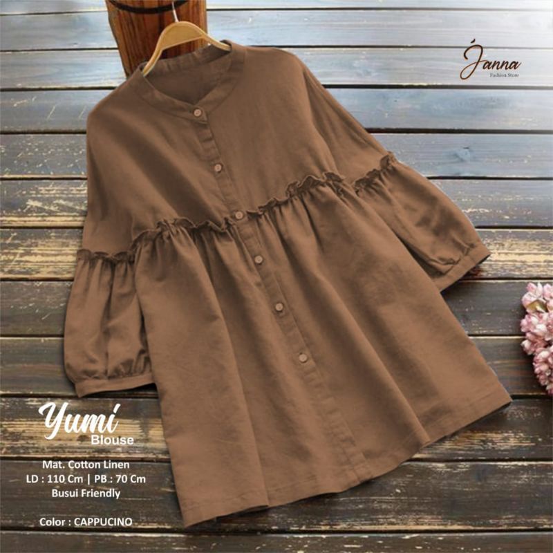 YUMI/KINAN BLOUSE BAJU WANITA TERBARU